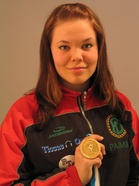 Marianne Paakkinen, kiekonheiton talvimestari. Kuvat copyright © 2008 Hanna-Mari Helkkala.