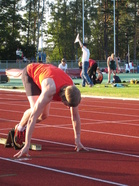 Oula Nurmio 300 metrin telineissä - VALMIINA - (Copyright © 2007 Hanna-Mari Helkkala)