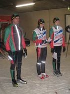 Paimion Urheilijat, hiihtojaoston pj. Jorma Ahvenlampi sekä Amanda Ahvenlampi ja Maria Mäkitalo.
Kuvat copyright © 2008 Hanna-Mari Helkkala.